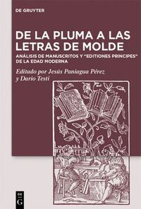 Vorderes Coverbild De la pluma a las letras de molde