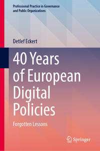 Vorderes Coverbild 40 Years of European Digital Policies