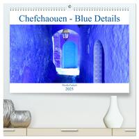Vorderes Coverbild Chefchaouen - Blue Details (hochwertiger Premium Wandkalender 2025 DIN A2 quer), Kunstdruck in Hochglanz