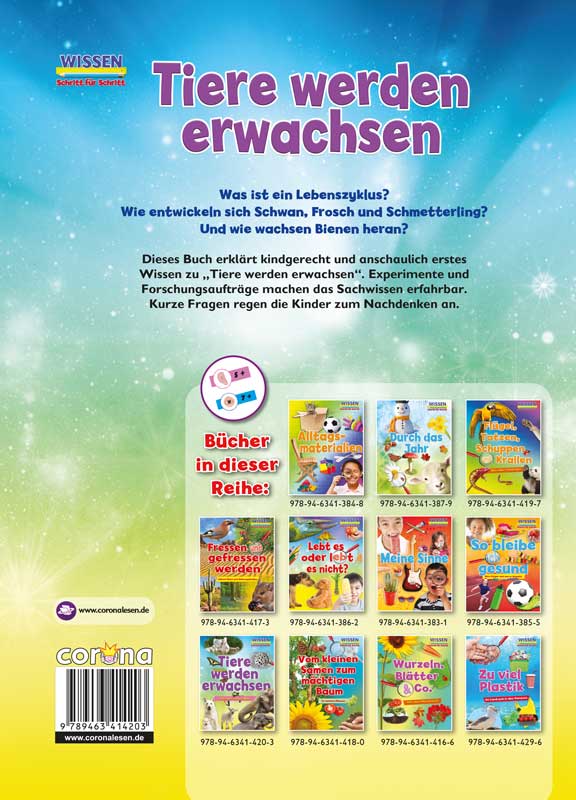 Rückseitencover Tiere werden erwachsen