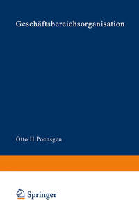 Vorderes Coverbild Geschäftsbereichsorganisation