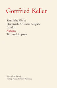 Vorderes Coverbild Sämtliche Werke. Historisch-Kritische Ausgabe, Band 15