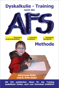 Vorderes Coverbild Dyskalkulie - Training nach der AFS-Methode