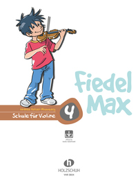 Vorderes Coverbild Fiedel-Max 4 Violine