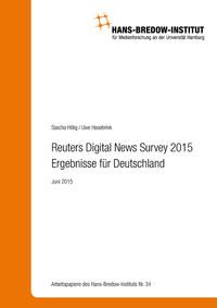 Vorderes Coverbild Reuters Digital News Survey 2015 – Ergebnisse für Deutschland