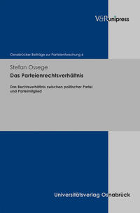 Vorderes Coverbild Das Parteienrechtsverhältnis
