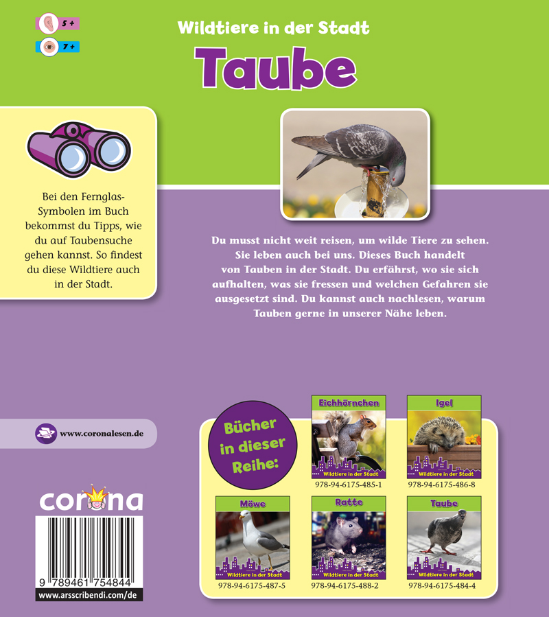 Rückseitencover Taube