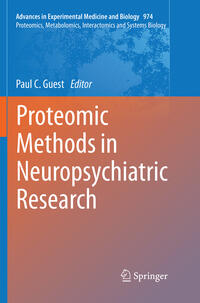 Vorderes Coverbild Proteomic Methods in Neuropsychiatric Research