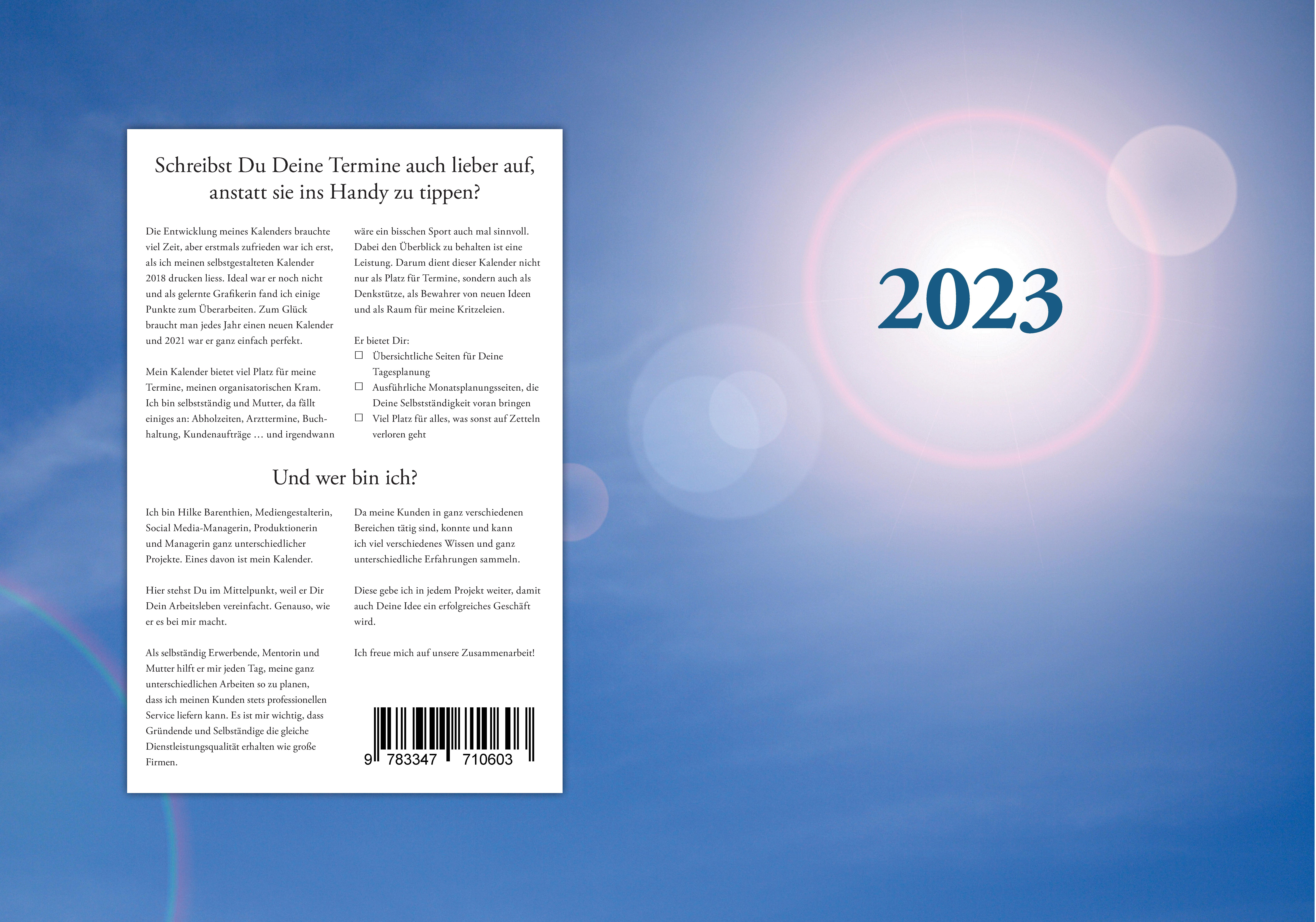 Gesamtes Coverbild Entrepreneur Kalender 2023