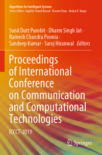Vorderes Coverbild Proceedings of International Conference on Communication and Computational Technologies