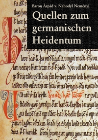 Vorderes Coverbild Quellen zum germanischen Heidentum