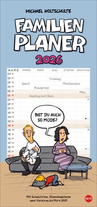 Vorderes Coverbild Michael Holtschulte: Familienplaner 2026