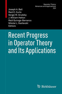 Vorderes Coverbild Recent Progress in Operator Theory and Its Applications