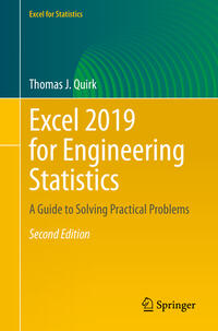 Vorderes Coverbild Excel 2019 for Engineering Statistics
