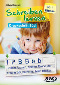 Vorderes Coverbild Schreiben lernen – Druckschrift Süd