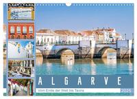 Vorderes Coverbild Algarve - Vom Ende der Welt bis Tavira (Wandkalender 2025 DIN A3 quer), CALVENDO Monatskalender