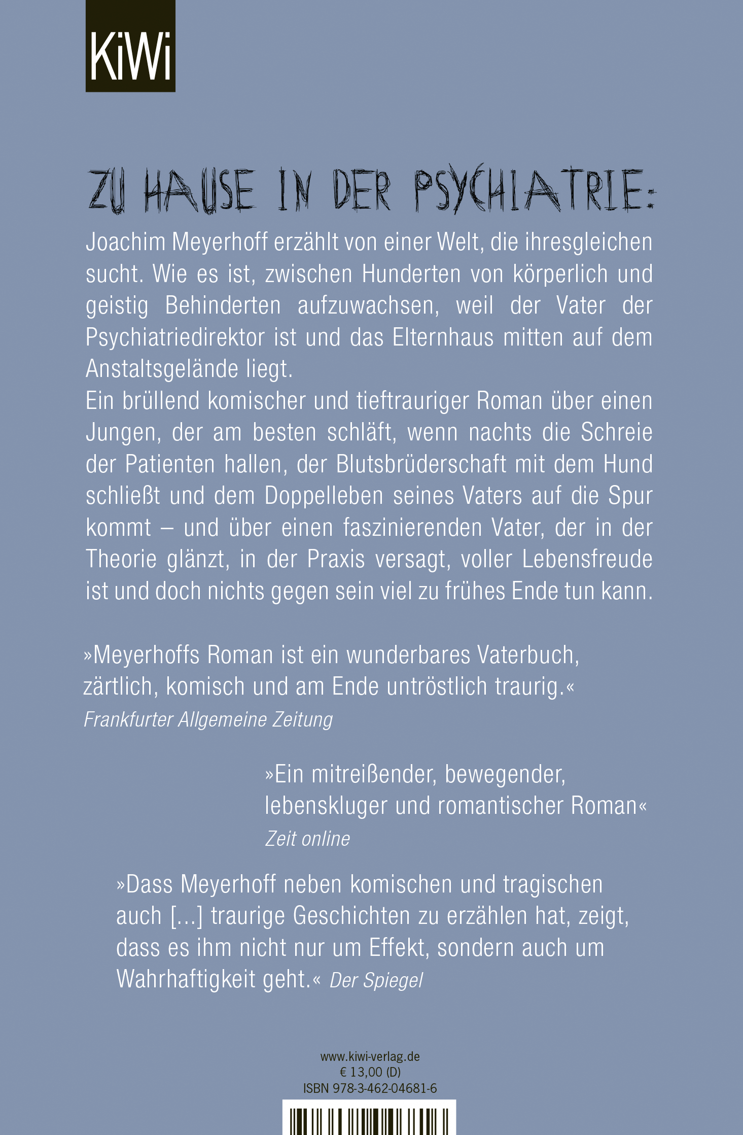 Rückseitencover Wann wird es endlich wieder so, wie es nie war