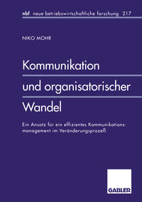 Vorderes Coverbild Kommunikation und organisatorischer Wandel