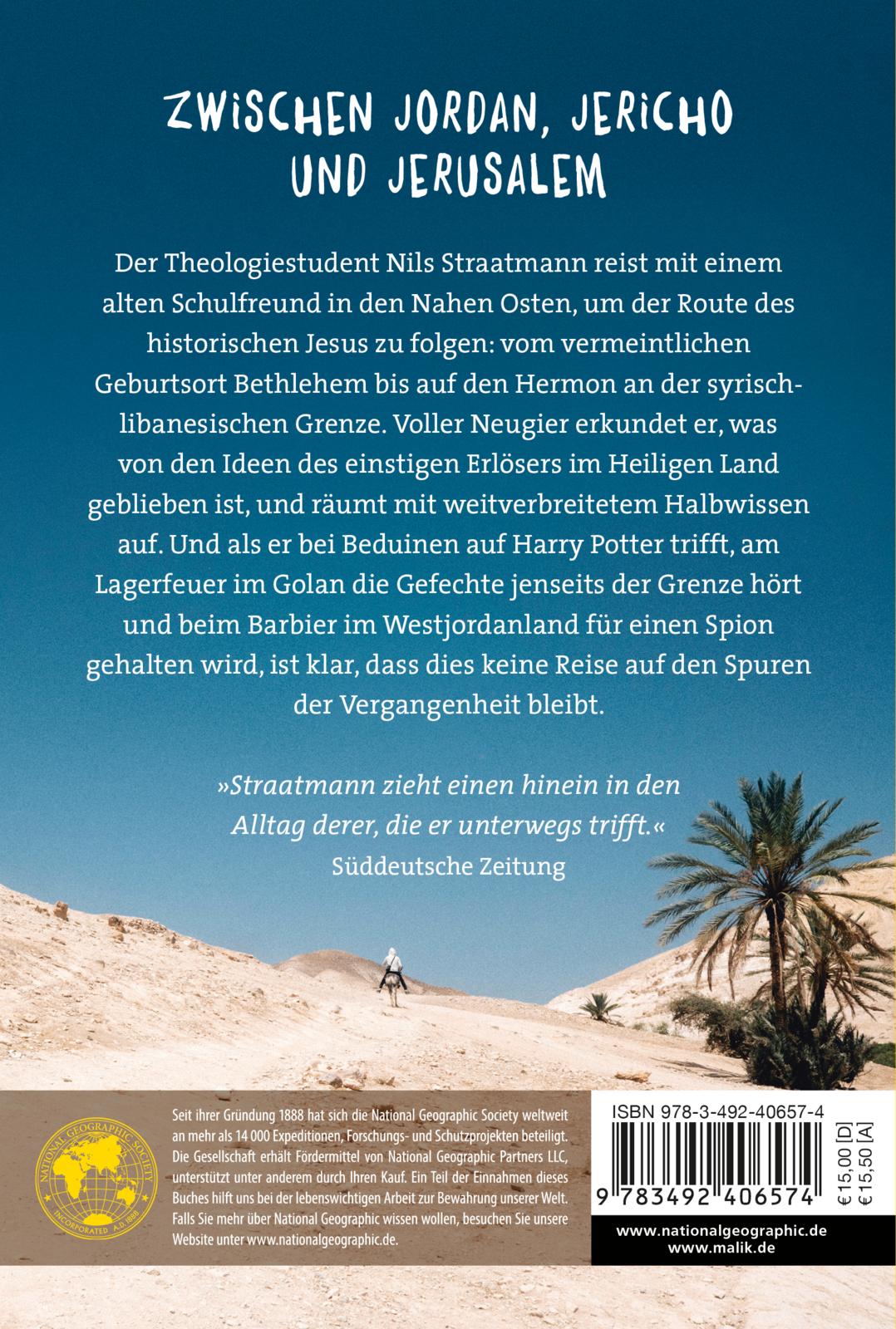 Rückseitencover Auf Jesu Spuren