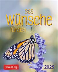 Vorderes Coverbild 365 Wünsche für dich Mini-Geschenkkalender 2025