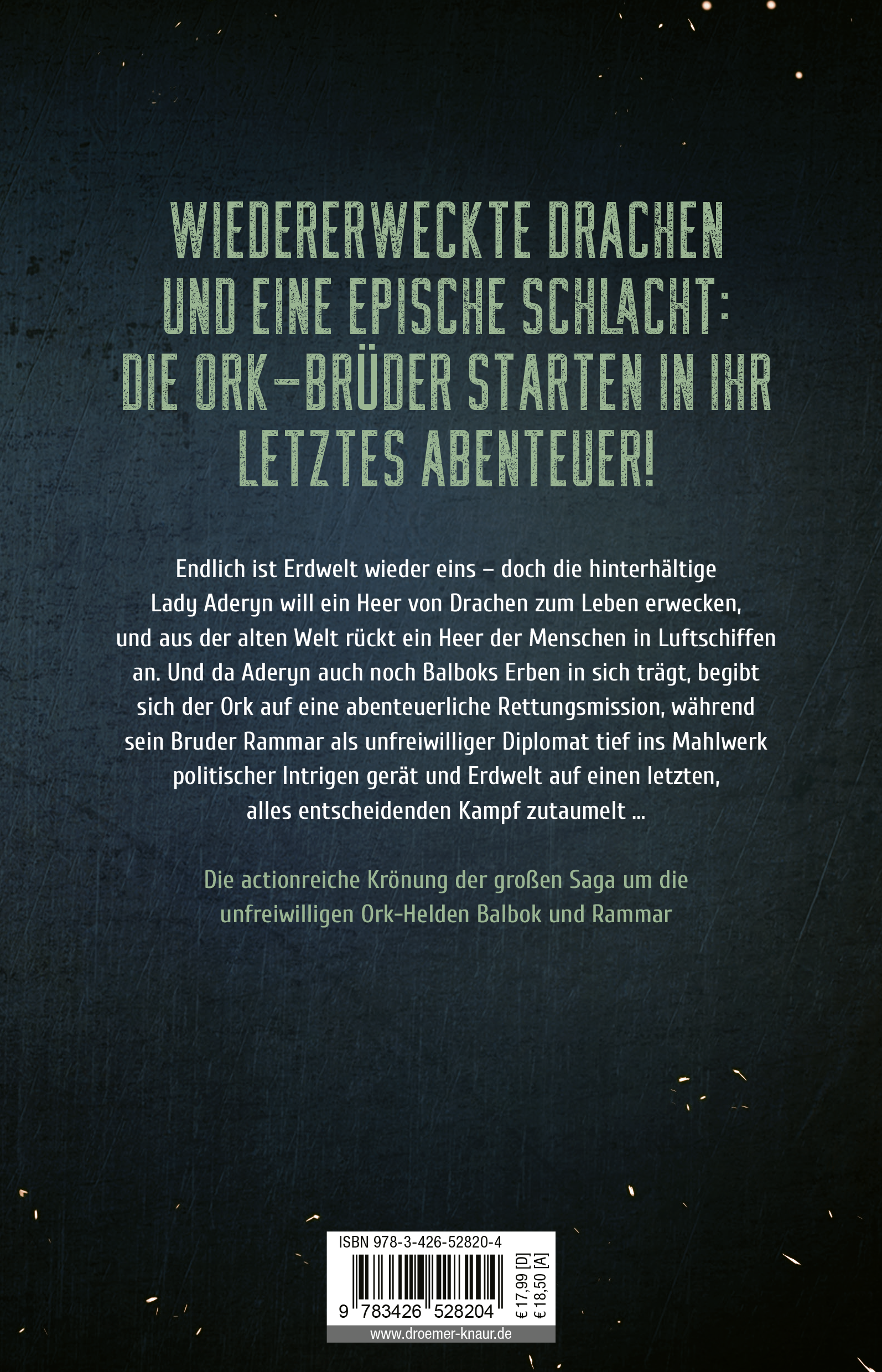 Rückseitencover Die Krone der Orks