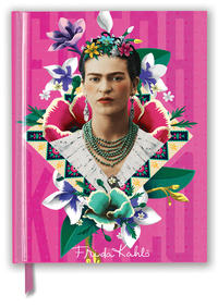Vorderes Coverbild Premium Skizzenbuch: Frida Kahlo - Pink