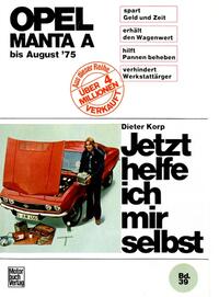 Vorderes Coverbild Opel Manta A ab 8/1975