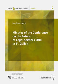 Vorderes Coverbild Minutes of the Conference on the Future of Legal Services