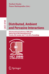 Vorderes Coverbild Distributed, Ambient and Pervasive Interactions