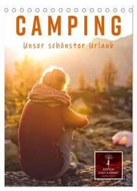 Vorderes Coverbild Camping - unser schönster Urlaub (Tischkalender 2025 DIN A5 hoch), CALVENDO Monatskalender