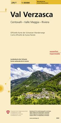 Vorderes Coverbild 276T Val Verzasca Wanderkarte