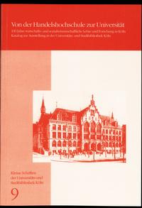 Vorderes Coverbild Von der Handelshochschule zur Universität
