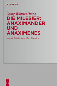 Vorderes Coverbild Anaximander und Anaximenes