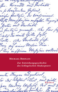 Vorderes Coverbild Zur Entstehungsgeschichte des Schlegelschen Shakespeare