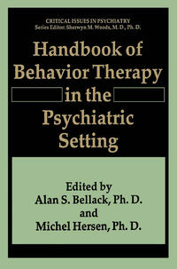 Vorderes Coverbild Handbook of Behavior Therapy in the Psychiatric Setting