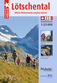 Vorderes Coverbild Wanderkarte Lötschental