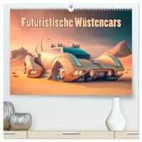 Vorderes Coverbild Futuristische Wüstencars (hochwertiger Premium Wandkalender 2025 DIN A2 quer), Kunstdruck in Hochglanz