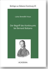 Vorderes Coverbild Der Begriff des Kontinuums bei Bernard Bolzano