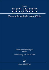 Vorderes Coverbild Messe solennelle de sainte Cécile (Klavierauszug XL)