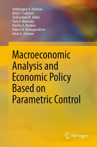 Vorderes Coverbild Macroeconomic Analysis and Economic Policy Based on Parametric Control