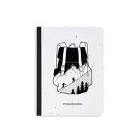 Vorderes Coverbild matabooks - Nachhaltige Notizbücher A6 Samenbuch "Backpack"