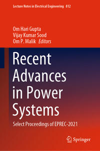 Vorderes Coverbild Recent Advances in Power Systems