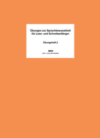 Vorderes Coverbild Übungen zur Sprachbewusstheit für Lese- und Sprachanfänger - Übungsheft 2