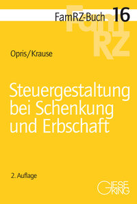 Vorderes Coverbild Steuergestaltung bei Schenkung und Erbschaft