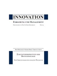 Vorderes Coverbild Zukunftsperspektiven der Biotechnologie