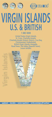 Vorderes Coverbild Virgin Islands, Jungferninseln (U.S. & British), Borch Map