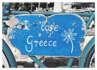 Vorderes Coverbild I love Greece (Wandkalender 2026 DIN A2 quer), CALVENDO Monatskalender