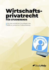 Vorderes Coverbild Wirtschaftsprivatrecht für Studierende