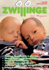 Vorderes Coverbild Zwillinge das Magazin März/April 2017