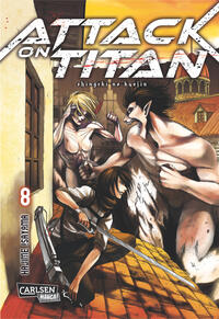 Vorderes Coverbild Attack on Titan 8